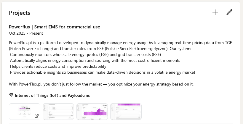 Powerflux.pl | EMS for commercial use